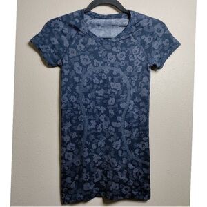 lululemon dappled floral short sleeve swiftly tech